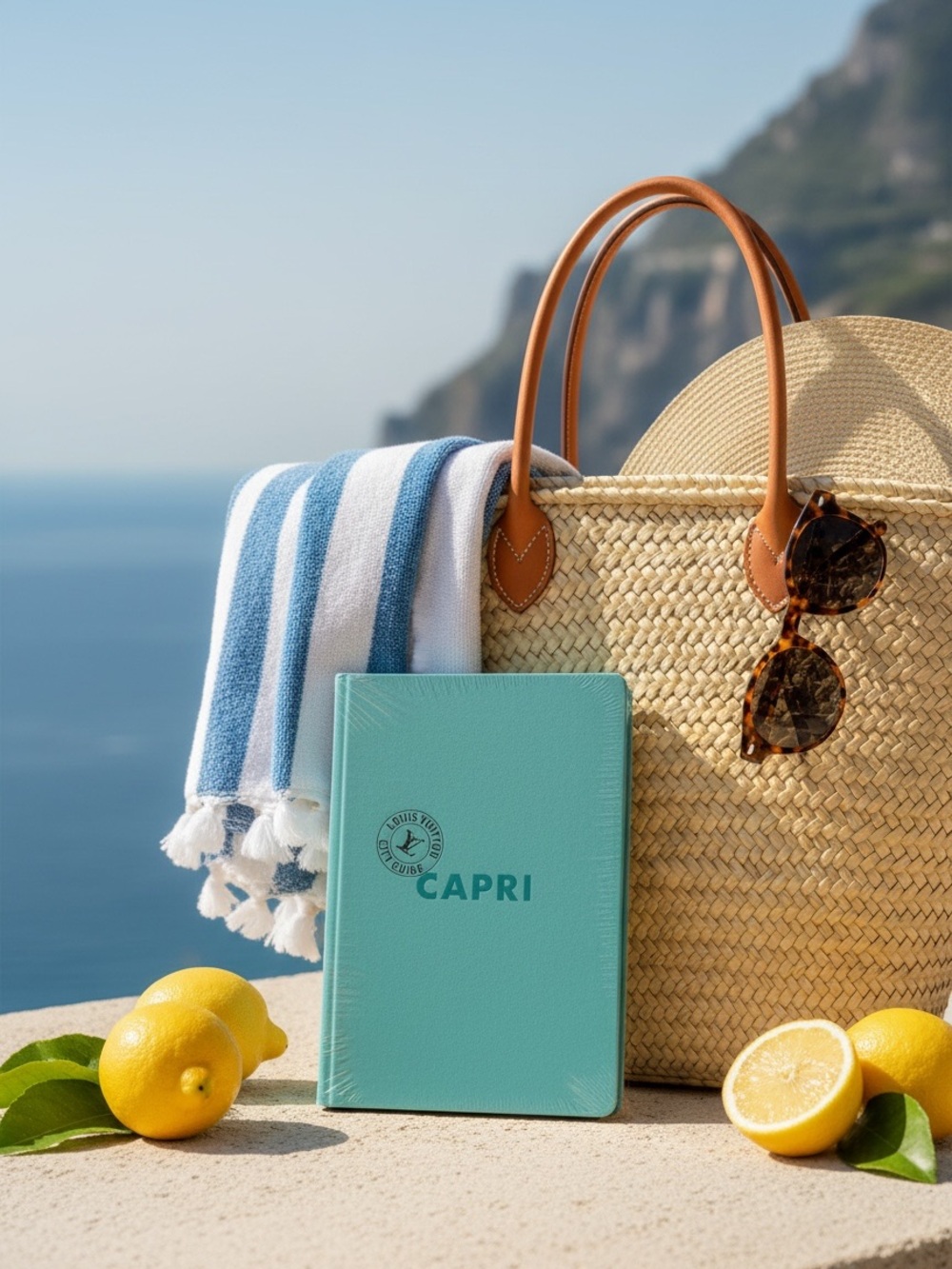 📖 Louis Vuitton City Guide Capri 2025 Factory Sealed Travel Book NWT
